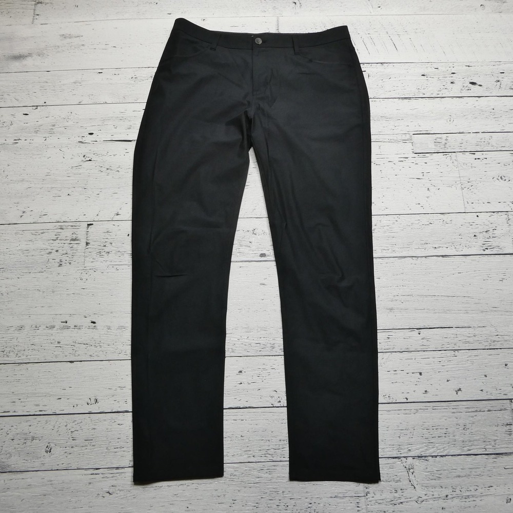 Vuori Pants Mens 34x31 Black The Rise The Shine Performance Golf Casual V430 - Picture 7 of 12